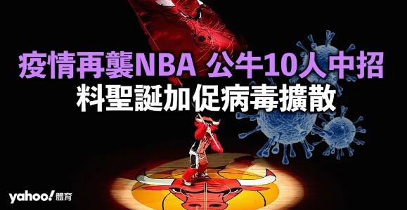 疫情再襲NBA！公牛10人中招2場改期 料聖誕加促病毒擴散