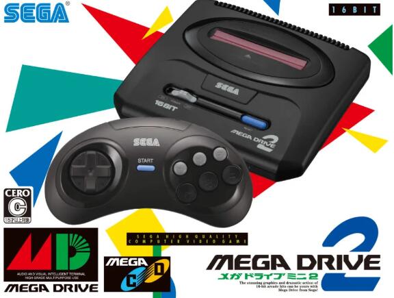 SEGA 公佈新一代懷舊主機 Mega Drive Mini 2