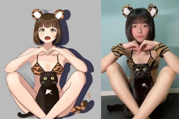 清純插畫家耍色色 Cosplay自己作品