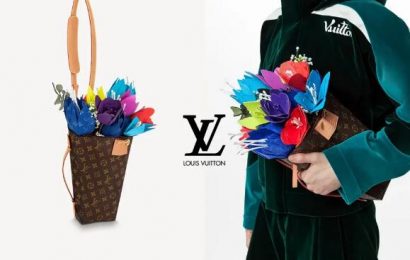 用名牌手袋裝花？Louis Vuitton 花束包，揹在街上回頭率 100%！