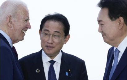 白宮︰美日韓領袖下月在大衛營舉行峰會
